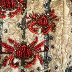 New Zara never used beaded chain bag